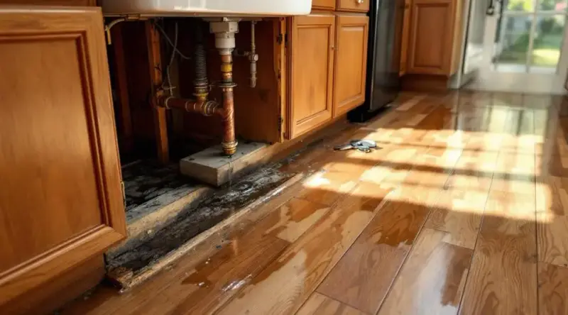 Kitchen Leak Damage Repair Greenwood Village
